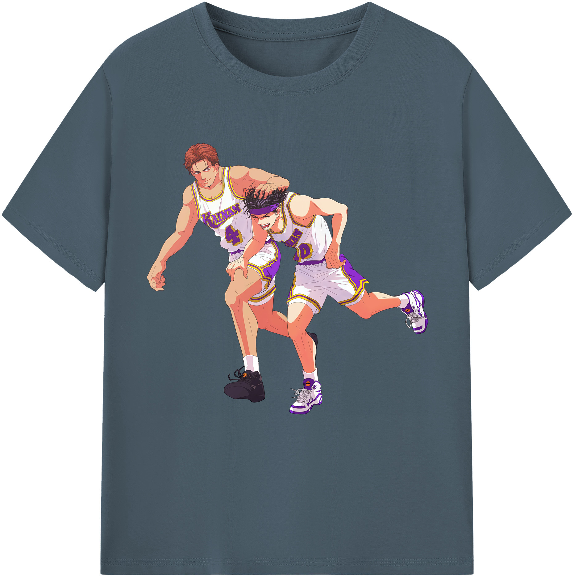 （画像用） SLAM DUNK／スラムダンク 綿100％半袖Tシャツ（フロントプリント）